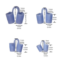 New Blue Silicone 4/8Pcs/Set Snoring Solution anti Snoring Devices Snore Nose Vents Nasal Dilators for Better Sleep Sleeping Aid